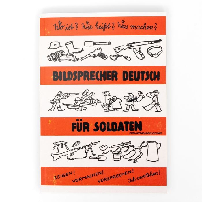 This view shows the front cover of the WW2 German Illustrated Book for Foreign Units - Part 2