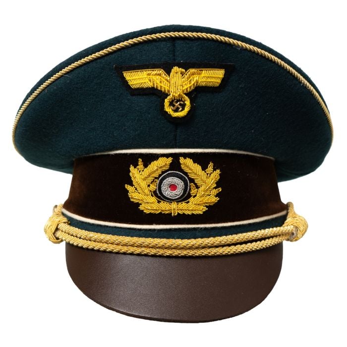 This image shows the front of the visor cap