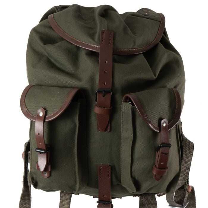 WW2 Russian 1939 Infantry Canvas Backpack, front view against a white background.