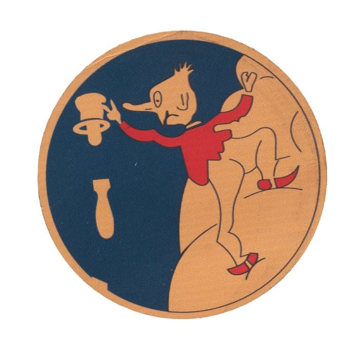 This view shows the front of the patch.