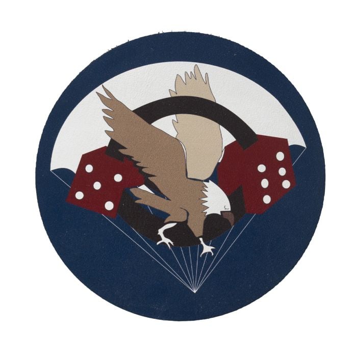 This view shows the front of the patch.