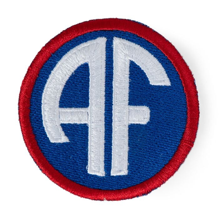 This view shows the front of the badge