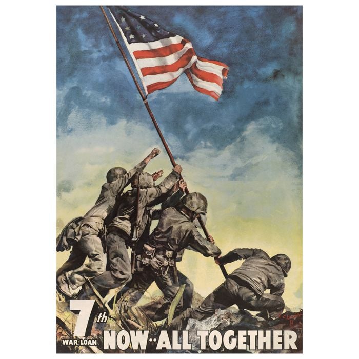This view shows the front of the poster. 