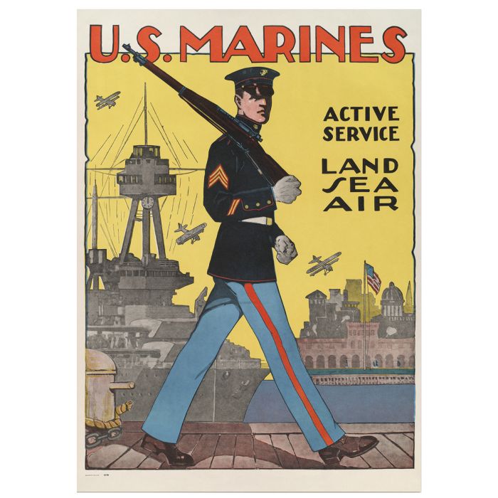 This view shows the front of the poster.