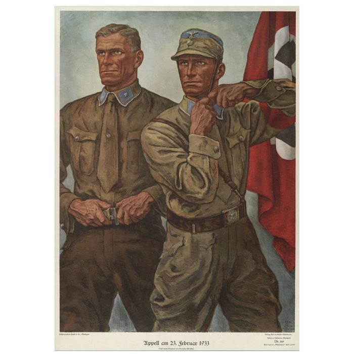 This view shows the front of the poster.