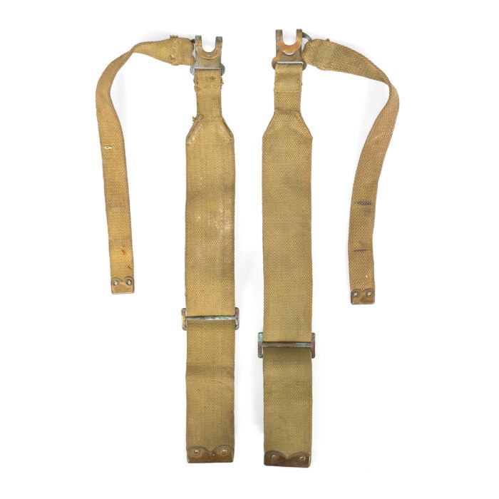 Genuine British Army WW2 L-Straps with buckle and Epic