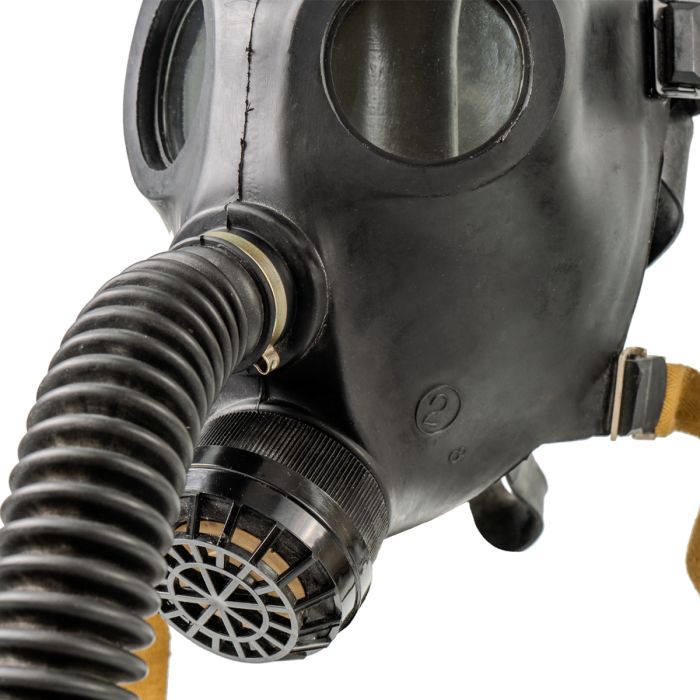 Soviet Era Gas Mask PDF-7 S2 Mask Hose Surplus Respiratory Updated Model
