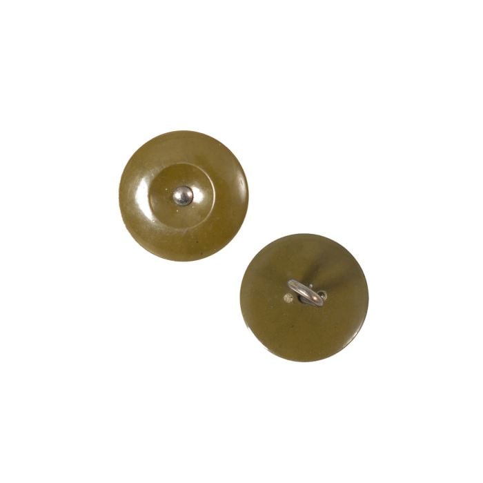This view shows the front of the button.