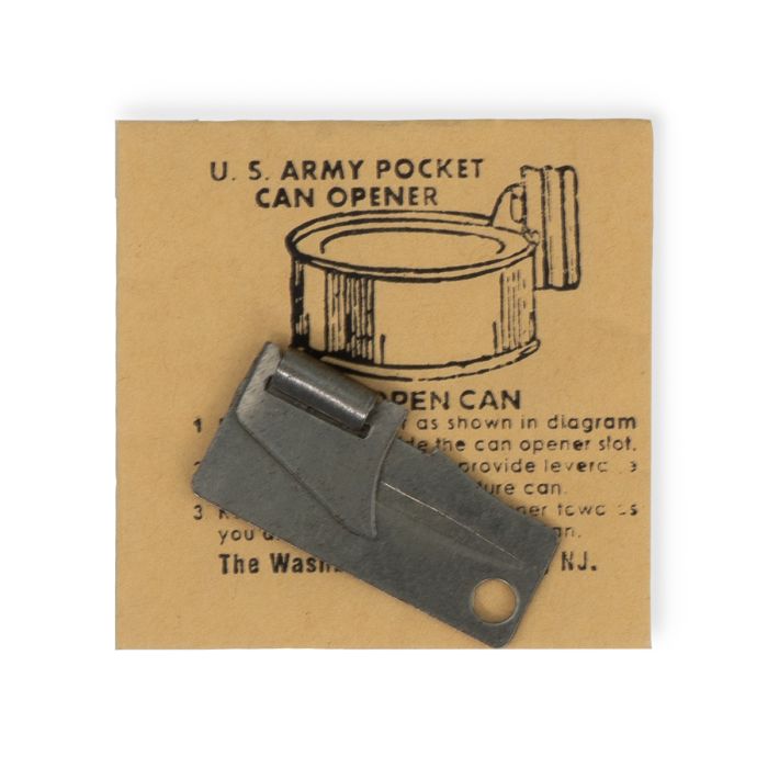 This view shows the front of the WW2 US Can opener.