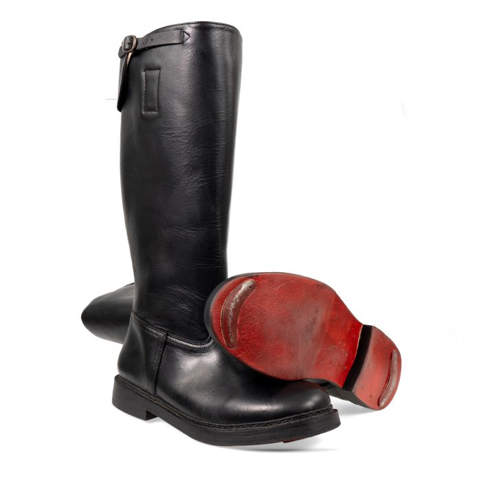 This view shows the side of the Officer Jack Boots.