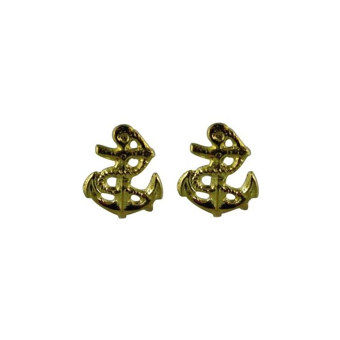 Metal Kriegsmarine Shoulder Board Cypher Pair - Gold