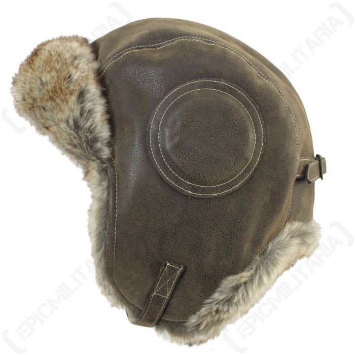 Casquette Homme Fur Leather Ushanka Aviator Bomber Chapka Pilot