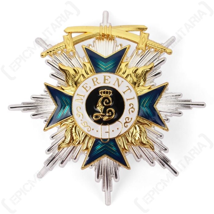 Bavarian Order of Military Merit With Swords 1st Class - Breast Star Main