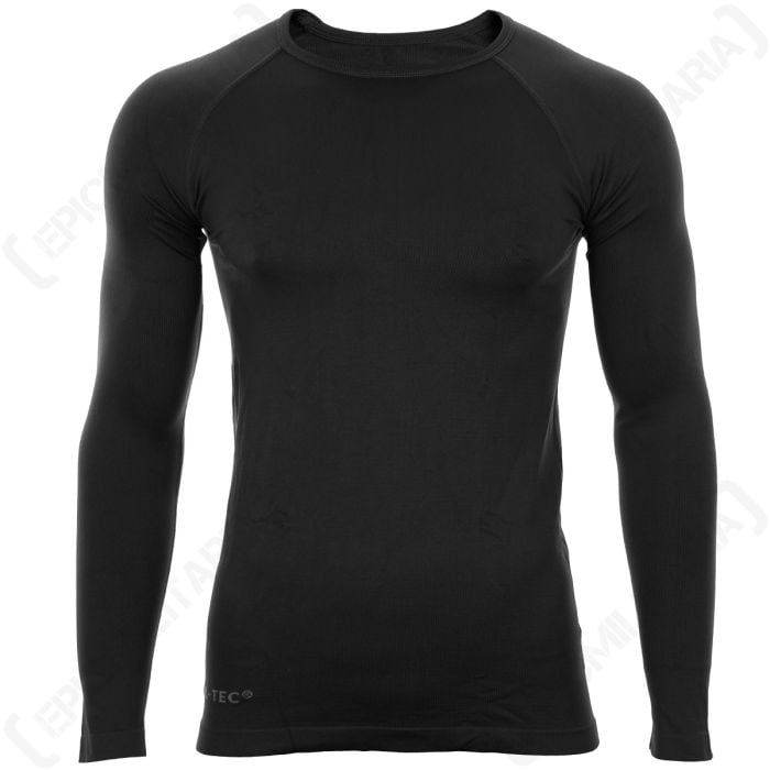 Black Long-Sleeve Sports T-Shirt Main