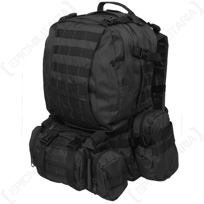 Black MOLLE Defense Pack
