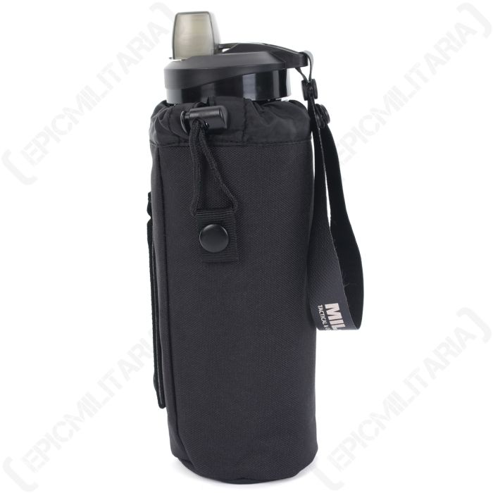 Black MOLLE Water Bottle Cover Main