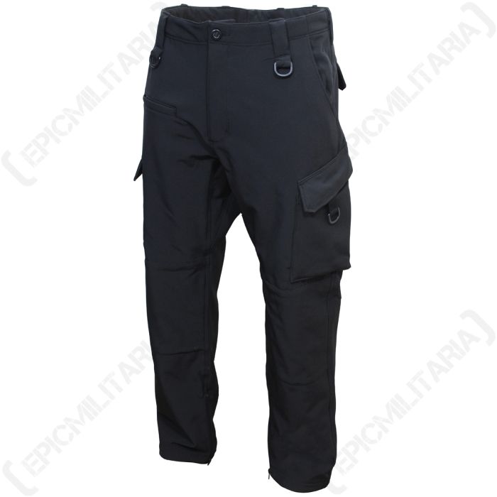 Black Softshell Explorer Trousers main