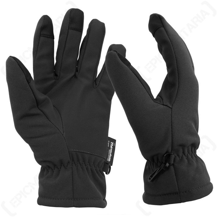 Black Softshell Gloves