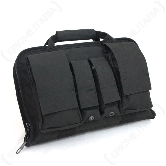 Black Tactical Pistol Case - Small