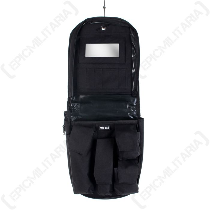 Black Travel Wash Bag Main