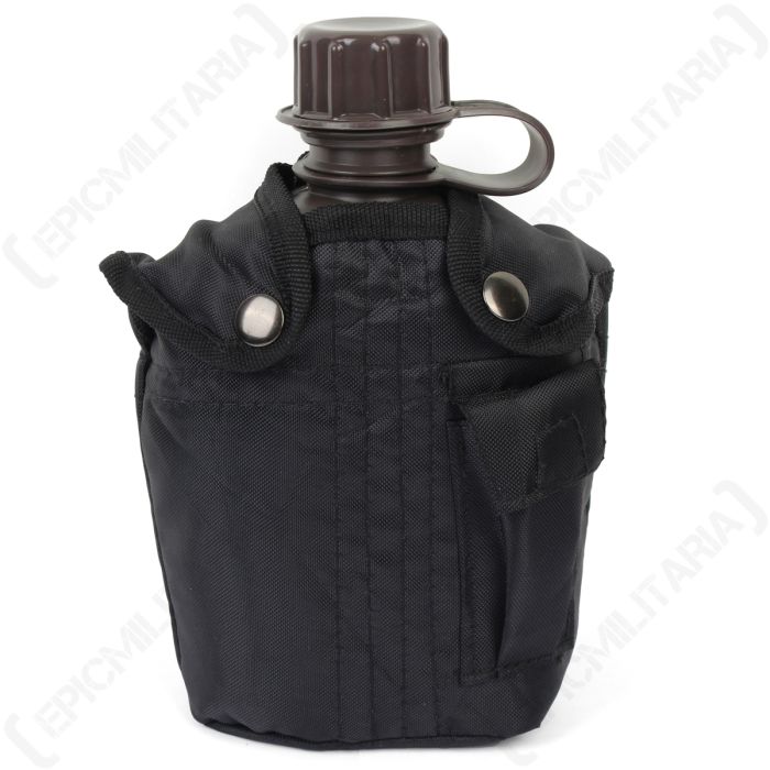 Brown Water Bottle With Cover Main