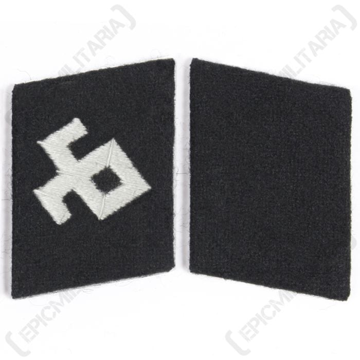 W2 German Odal Rune Prinz Eugen Collar Tabs