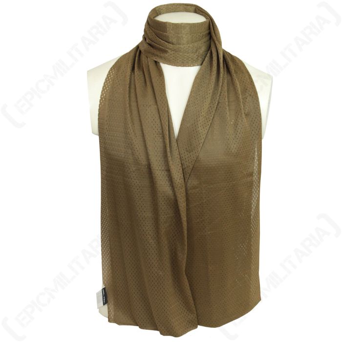 Dark Coyote Mesh Net Scarf