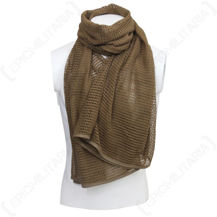 Dark Coyote Net Scarf