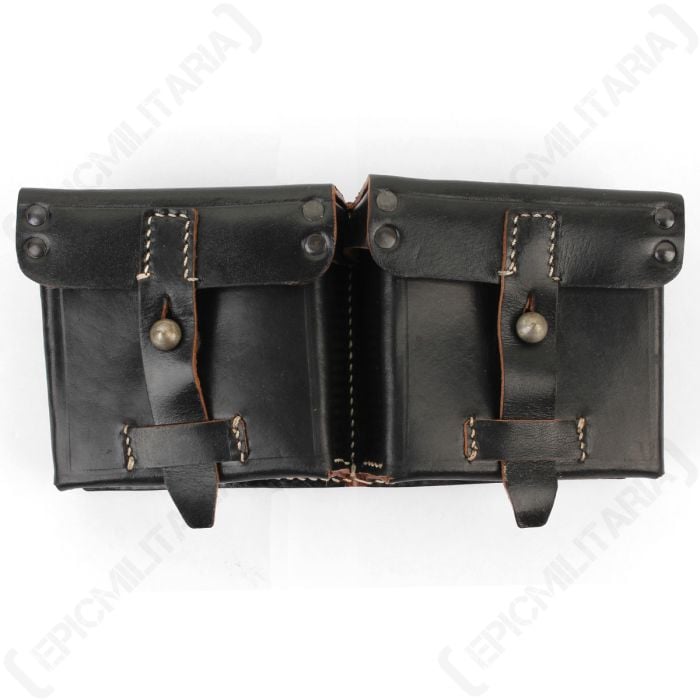 G43 Ammo Pouch - Black Smooth Leather Main