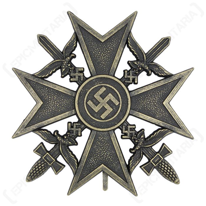 Spanish Cross with Swords - Bronze 1