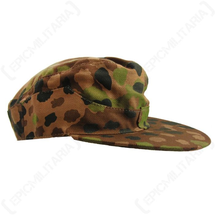A German M44 Pea Dot Field Cap against a white background.