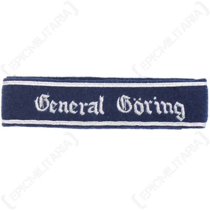 General Goring Cuff Title (Gothic) Blue Main