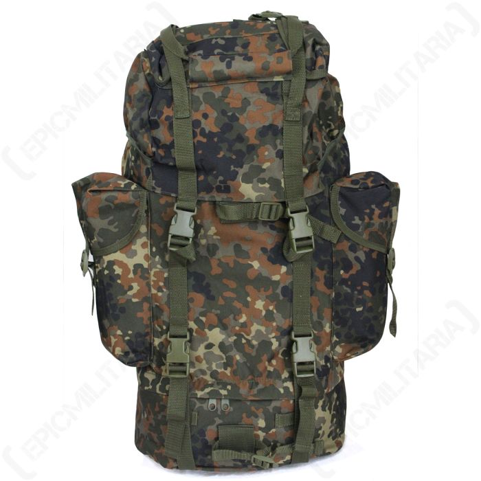German Army Flecktarn Camo 65L Rucksack