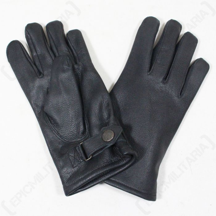 German Army Lined Leather Gloves