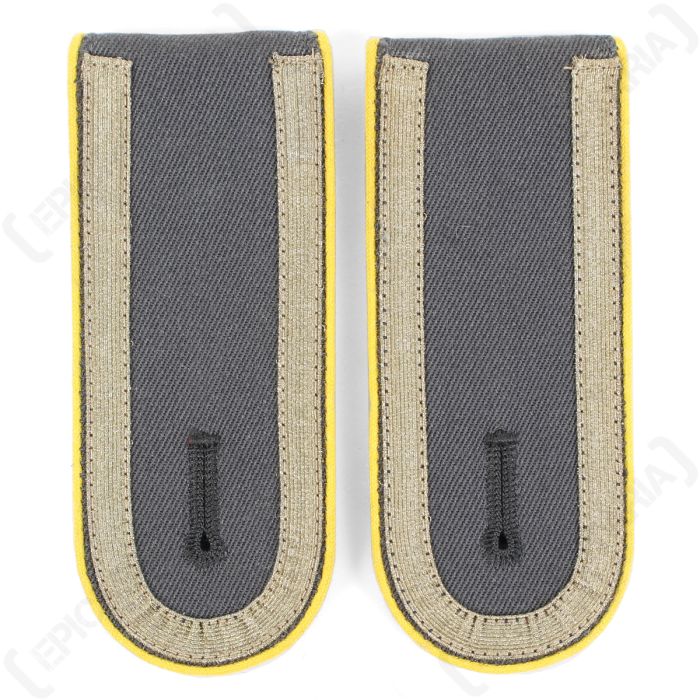 German Bundeswehr BW Shoulder Boards - Unteroffizier with yellow piping 