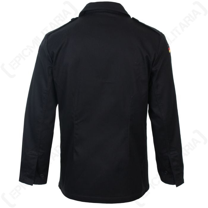 German Old Style Moleskin Field Jacket - Black - Epic Militaria