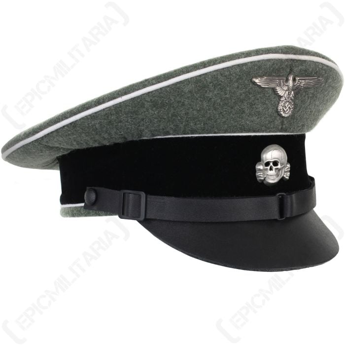 WW2 German Waffen SS EM/NCO Visor Cap - Main