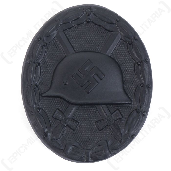 This view shows the front of the German Wound Badge Black - Main