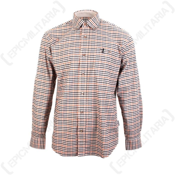 Percussion Beaugency Shirt - Green and Ochre Main