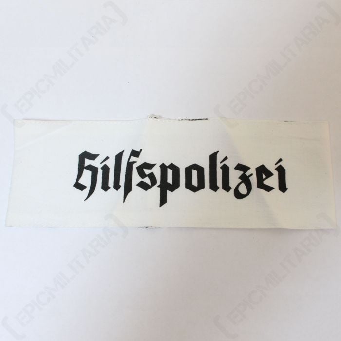 Hilfspolize Armband Front