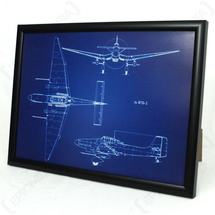 German Junkers Ju 87 Framed Patent Print