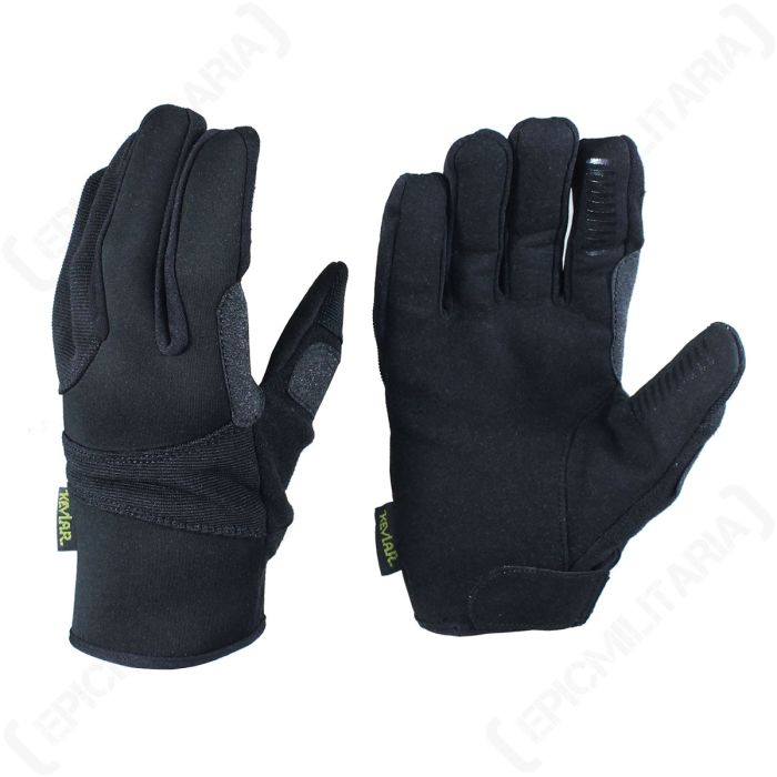 Kevlar Lined Black Gloves
