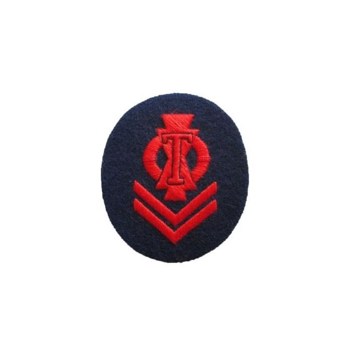 WW2 Kriegsmarine Torpedo Senior Specialist Trade Badge - blue backing