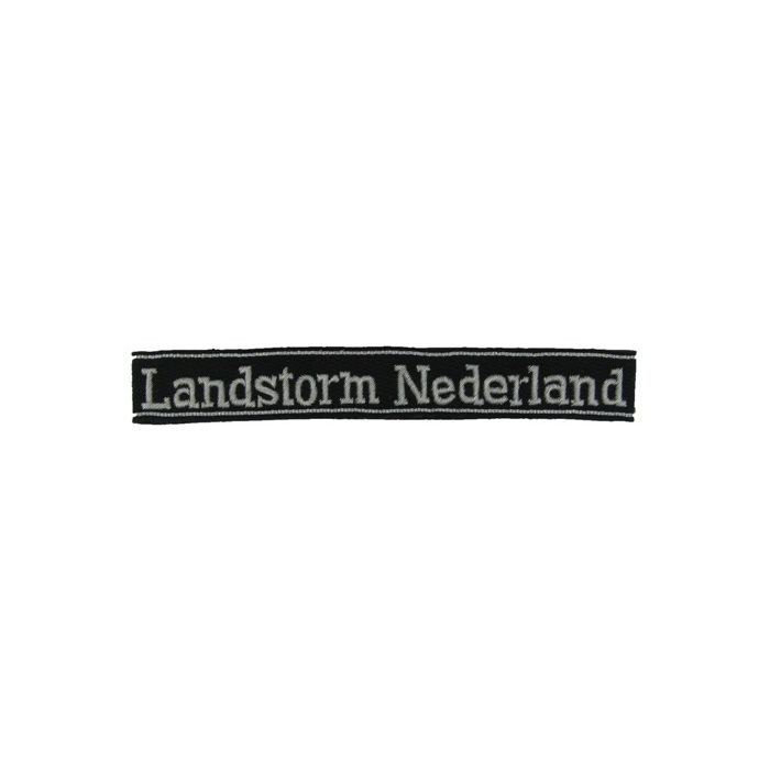 SS Landstorm Nederland Officers Cuff Title