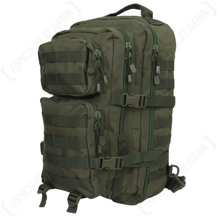 Large One Strap Molle Pack - Olive Green