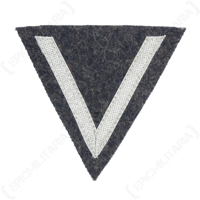 Luftwaffe Gefreiter Rank Chevron - Silver/Blue
