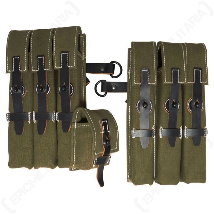Beige German MP40 Ammunition Pouches