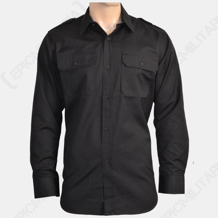 Black Ripstop Field SHIRT