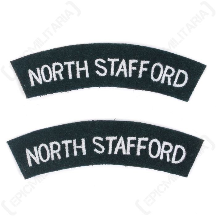North Stafford Regiment Shoulder Titles Main