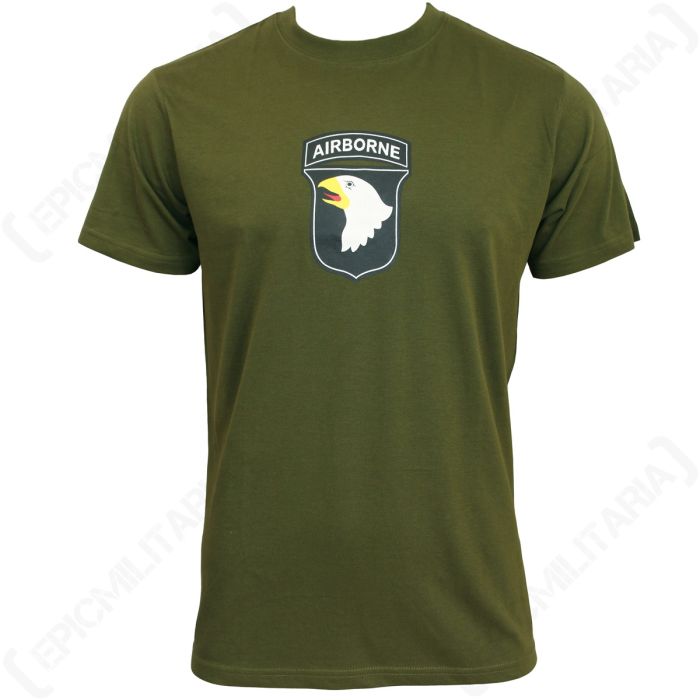 Olive Drab 101st Airborne T-Shirt